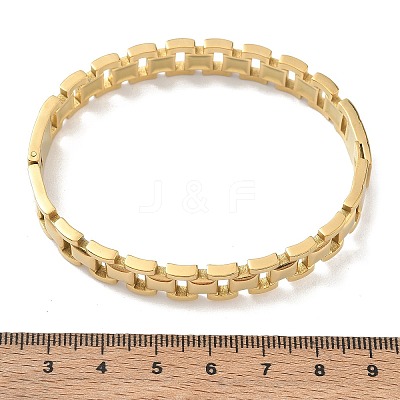 304 Stainless Steel Hinged Cuff Bangles SA-CBAB92B-04G-1