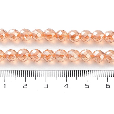 Electroplated Synthetic Quartz Crystal Beads Strands G-Z038-A02-01PL-1-1