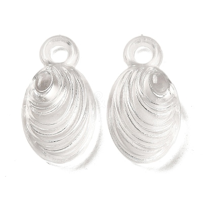 Transparent Acrylic Pendants TACR-G048-33-1