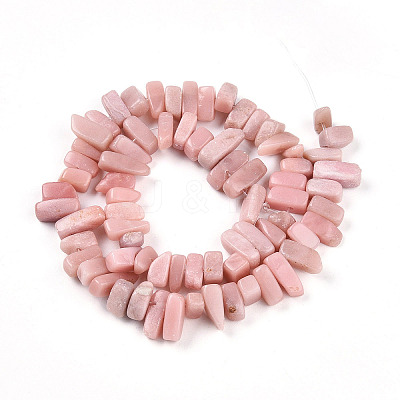 Natural Pink Opal Beads Strands G-T140-65-1