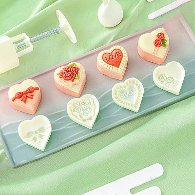 Mid-Autumn Festival Hand-Pressure Moon Cake Mold Set BAKE-PW0008-30-01-1
