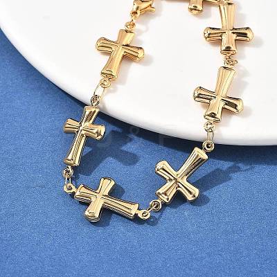 304 Stainless Steel Link Chain Bracelets for Women BJEW-U021-08G-03-1