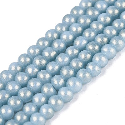 Baking Paint Glass Pearl Beads Strands LS-DGLA-ZX001-05B-16-1