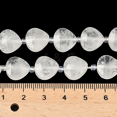 Natural Quartz Crystal Beads Strands G-D316-A20-1
