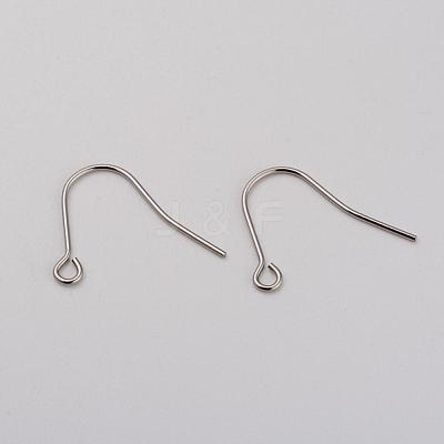 Tarnish Resistant 316L Surgical Stainless Steel Earring Hooks STAS-G229-08P-03-1