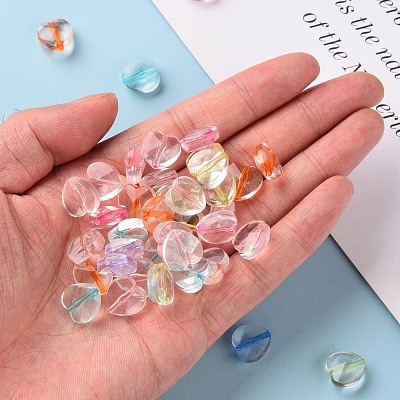 Transparent Acrylic Beads TACR-S154-21A-1