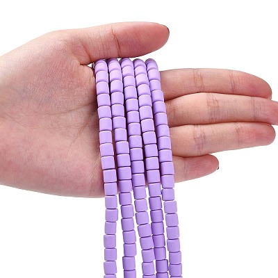 Polymer Clay Bead Strands CLAY-T001-C15-1