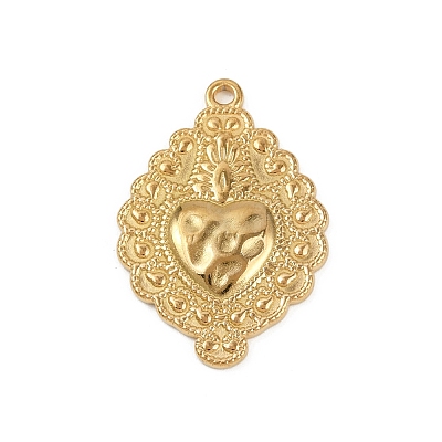 304 Stainless Steel Pendants LS-STAS-P390-02F-G-1