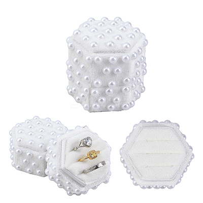 1Pc Velvet Rings Storage Boxes CON-DC0001-18-1