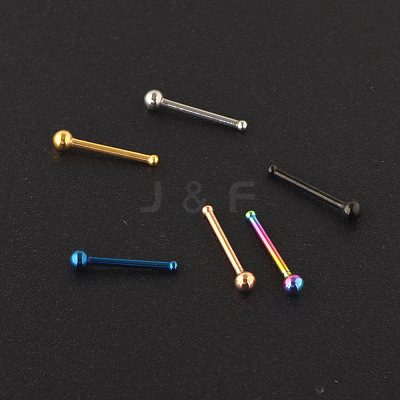 304 Stainless Steel Round Ball Nose Bone Rings WG2C4E4-03-1