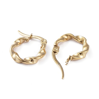 201 Stainless Steel Hoop Earrings LS-EJEW-I245-07C-1