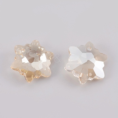 K9 Glass Rhinestone Pendants GLAA-F083-03A-1