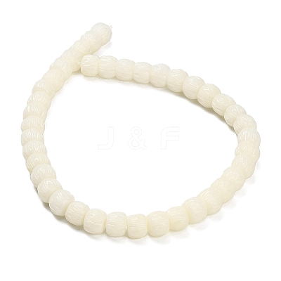 Synthetic Coral Dyed Carved Beads BSHE-H114-01B-1
