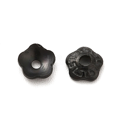 Ion Plating(IP) 304 Stainless Steel Bead Caps STAS-N0005-01EB-1