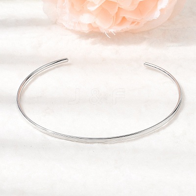 304 Stainless Steel Cuff Bangles LS-BJEW-D388-01A-P-1
