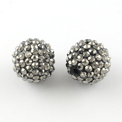 Resin Rhinestone Beads RESI-S315-14x16-02-1