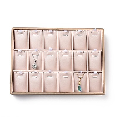 Wooden Necklace and Pendant Display Trays ODIS-P003-01-1