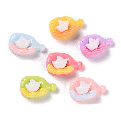 Opaque Resin Cabochons RESI-K027-33D-1