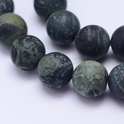 Natural Kambaba Jasper Beads Strands G-D744-8mm-1