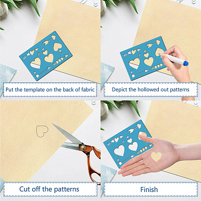 Acrylic Earring Handwork Template DIY-WH0359-033-1
