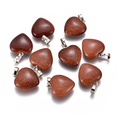 Synthetic Goldstone Pendants G-E434-09P-1