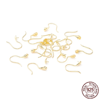 925 Sterling Silver Earring Hooks STER-P047-01B-G-1