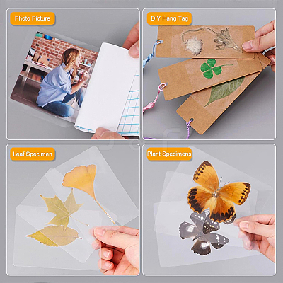 Plastic Copier Transparency Film DIY-WH0325-20-1