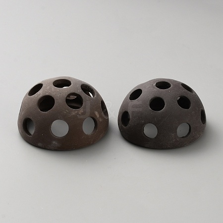 Porcelain Shrimp Fish Hiding House Ornaments DIY-WH0660-04-1