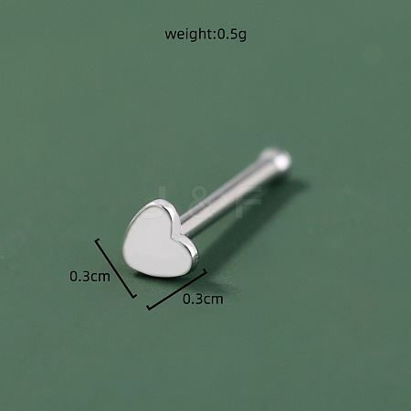 304 Stainless Steel Nose Bone Rings WG032BD-04-1