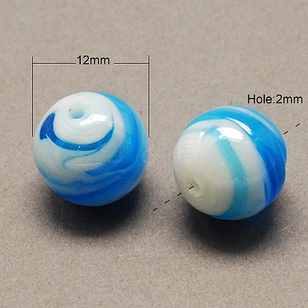 Handmade Lampwork Beads LAMP-S005-4-1