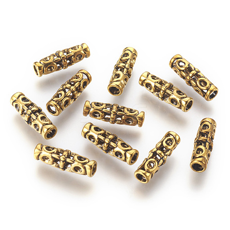 Tibetan Metal Beads GLF0258Y-1