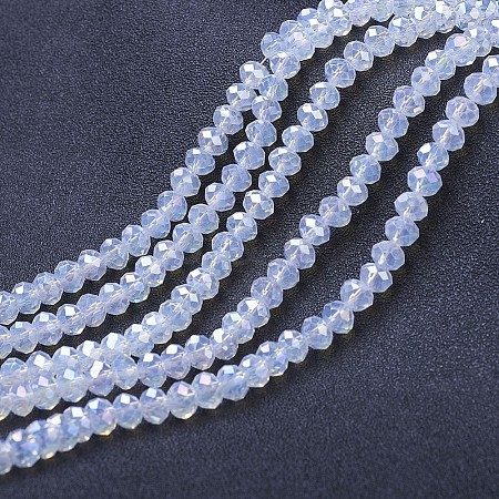 Electroplate Glass Beads Strands LS-EGLA-A034-J4mm-B06-1