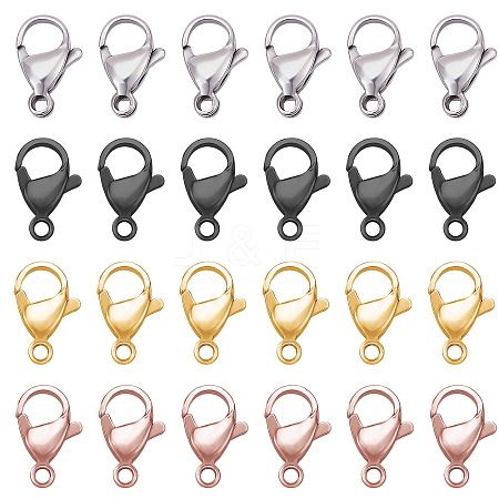 PVD Vacuum Plating 304 Stainless Steel Lobster Claw Clasps STAS-UN0007-64-1