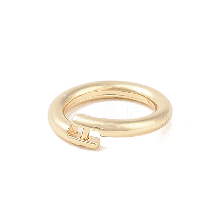 Brass Open Jump Rings KK-S369-01G-04-1