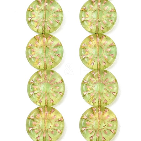 Czech Pressed Glass Beads GLAA-I061-47-1