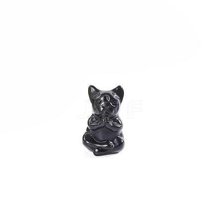 Animal Natural Shungite Figurines Statues for Home Desktop Decoration PW23111619432-1