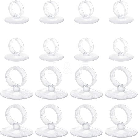 CHGCRAFT 50 Pcs 2 Styles Plastic Aquarium Suction Cup Sucker KY-CA0001-07-1