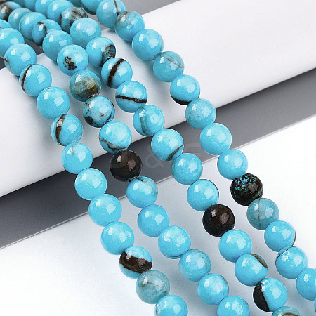 Natural Persian Jade Beads Strands G-A255-A02-01H-1