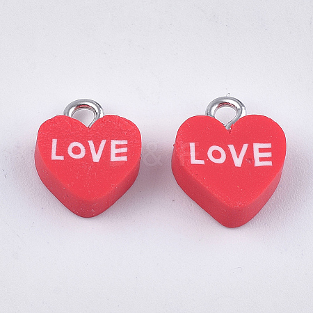 Handmade Polymer Clay Charms LS-X-CLAY-S091-92-1