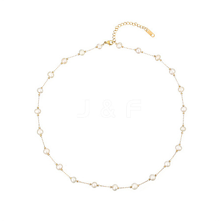 Stainless Steel Chain Necklaces for Women CU9392-3-1-1