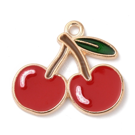 Alloy Enamel Pendants ENAM-CJC0010-23B-1