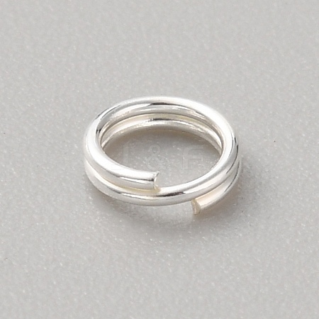 925 Sterling Silver Split Rings STER-WH0011-28S-02-1