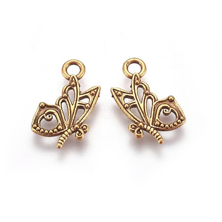 Tibetan Style Alloy Pendants TIBEP-A100603-G-FF-1