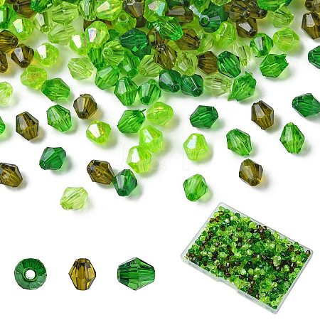5 Styles Transparent Acrylic Beads TACR-YW0002-04A-1