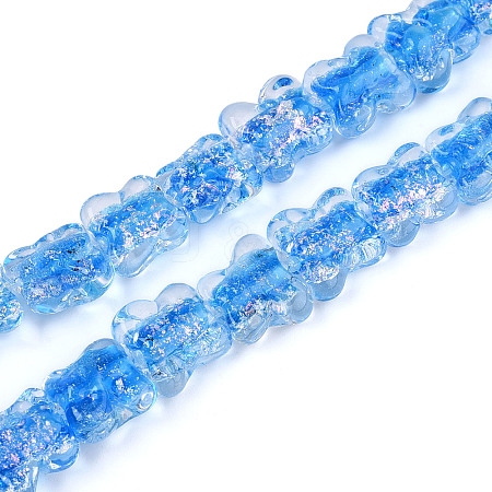 Handmade Lampwork Beads Strands LAMP-N028-03B-1