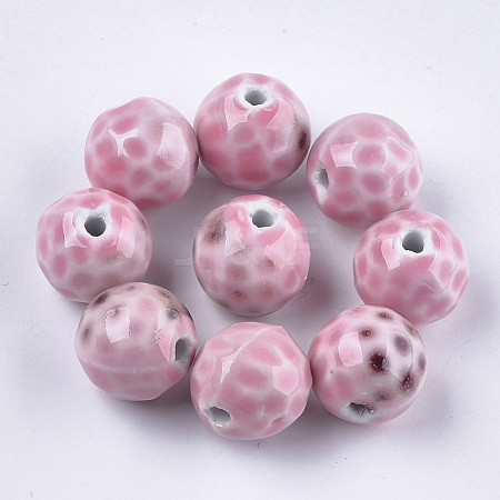 Handmade Porcelain Beads PORC-S498-22K-1