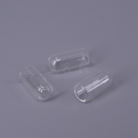 Handmade Blown Glass Bottles LS-GLAA-WH0018-69-1