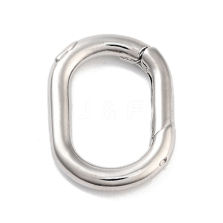 Brass Spring Gate Rings KK-M293-55P-1