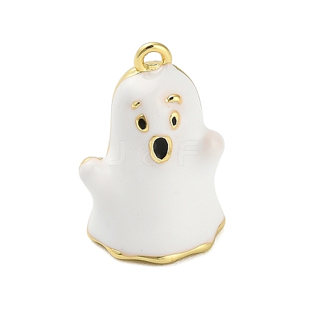 Halloween Brass Enamel Pendants KK-F915-01C-G01-1