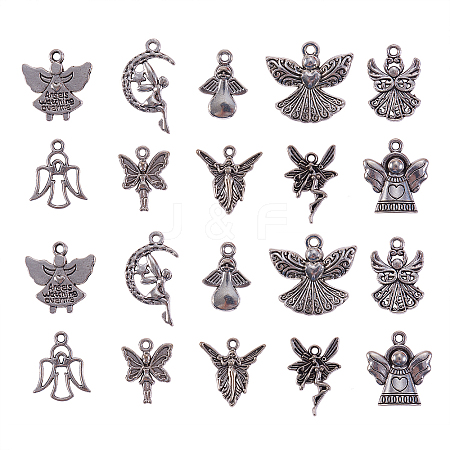 Tibetan Style Alloy Pendants TIBEP-CJ0001-15-1